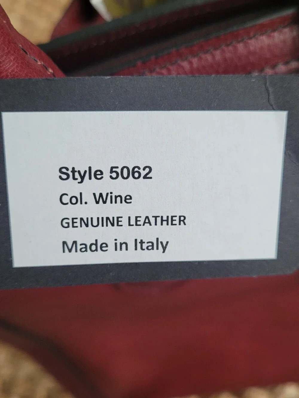 CAVALCANTI ITALIAN DESIGNER WINE BURGUNDY LEATHER SATCHEL SHOULDER TOTE BAG NWT